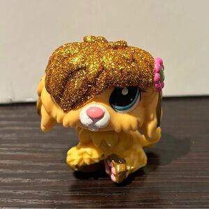 Littlest Pet Shop LPS Authentic Hasbro Toy Figure #2518 Glitter Sparkle Sheepdog